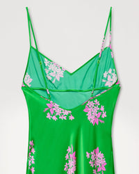 Robe longue Rosie en soie - Big Bouquet