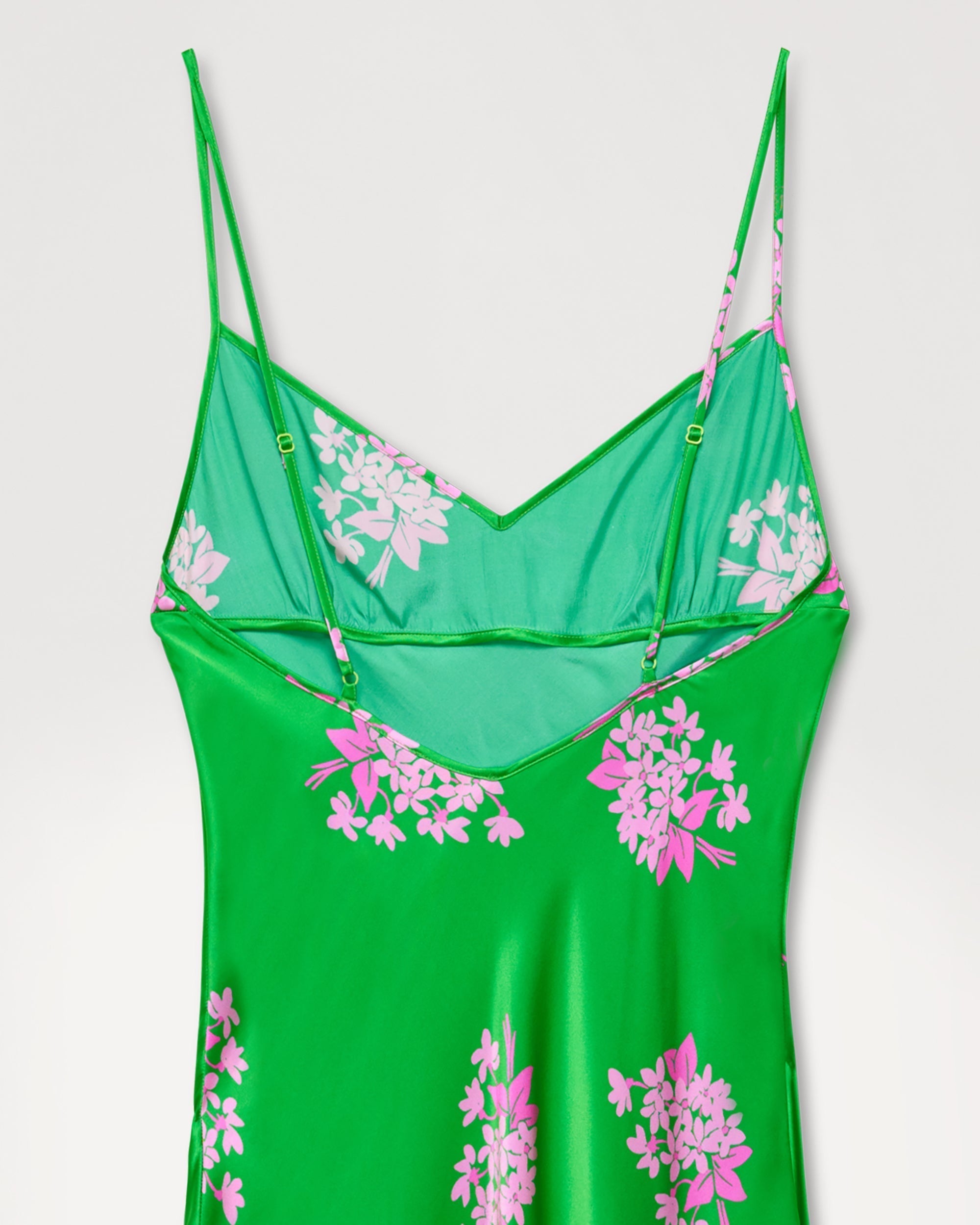 Robe longue Rosie en soie - Big Bouquet