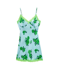 Robe courte Bianca en soie - Rosae Aqua