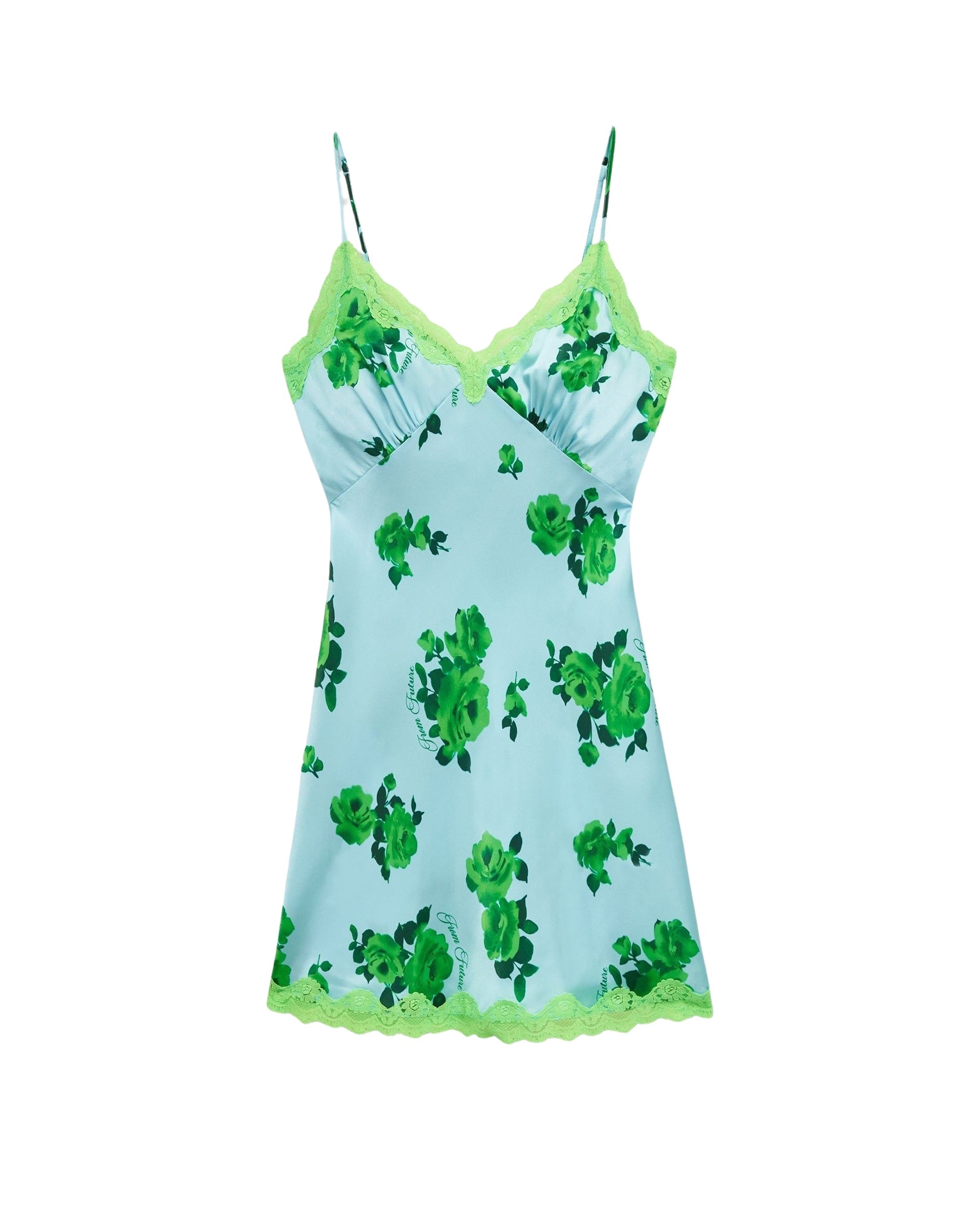 Robe courte Bianca en soie - Rosae Aqua