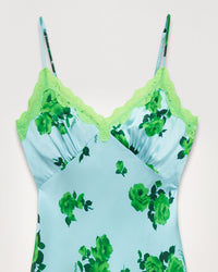Robe courte Bianca en soie - Rosae Aqua
