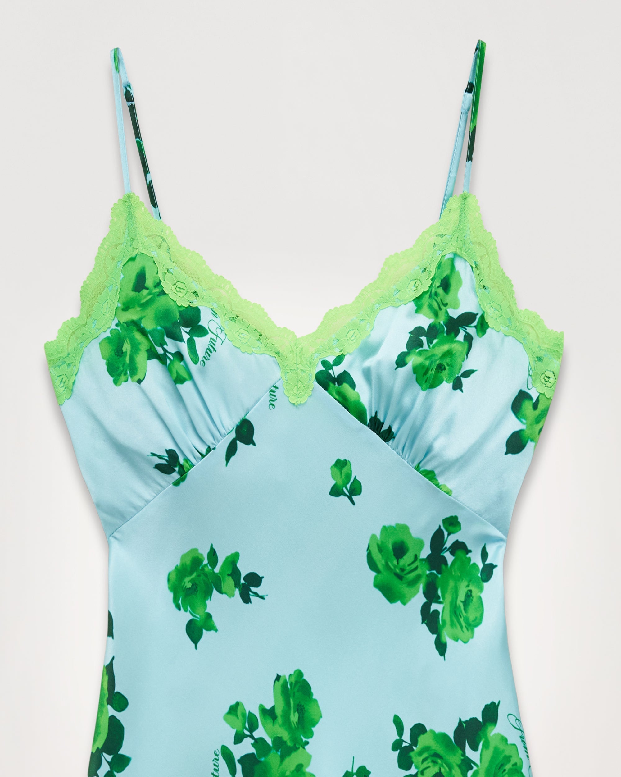 Robe courte Bianca en soie - Rosae Aqua