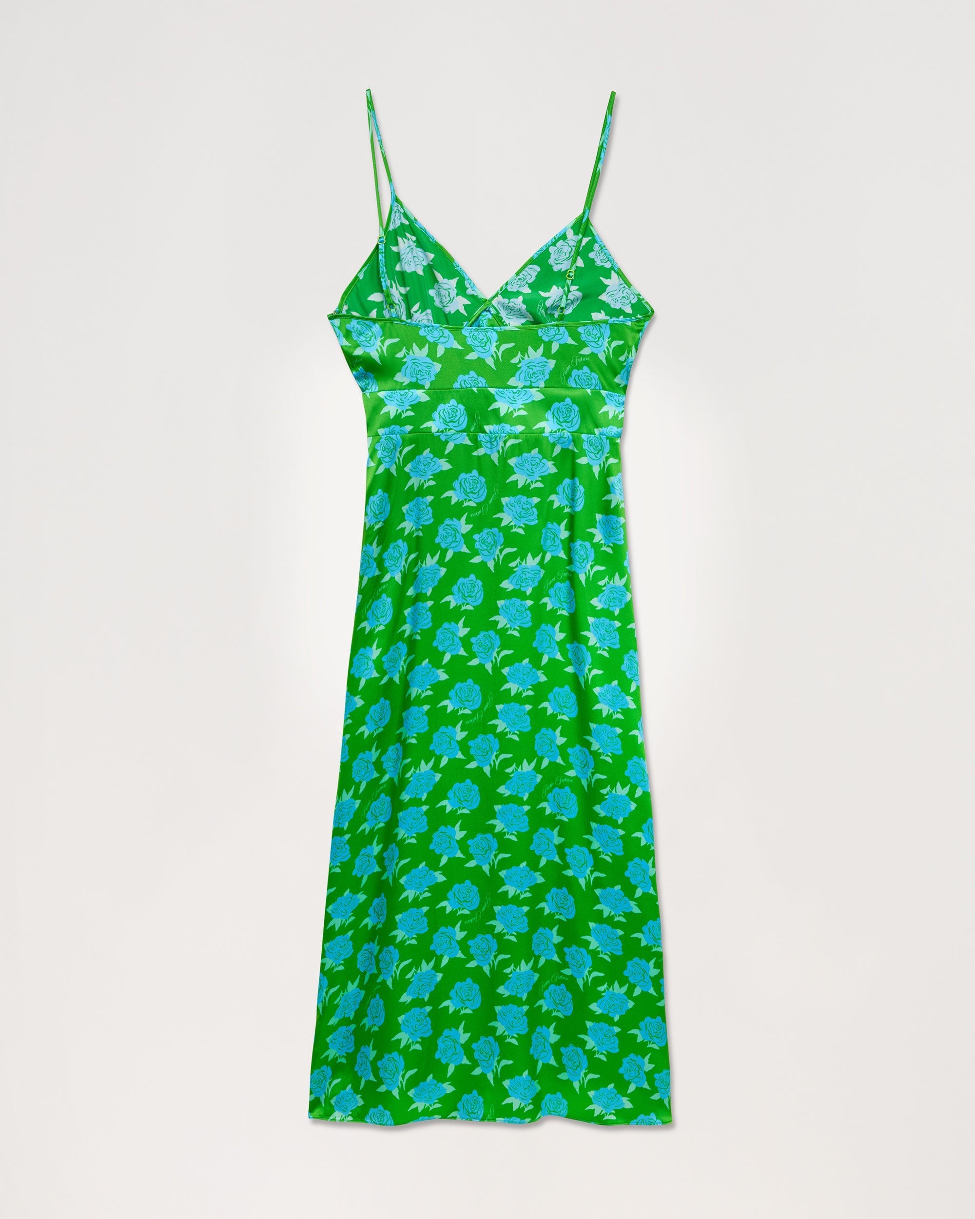 Robe longue Martha en soie - Little Roses