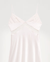 Robe longue Helena en soie - Ecru