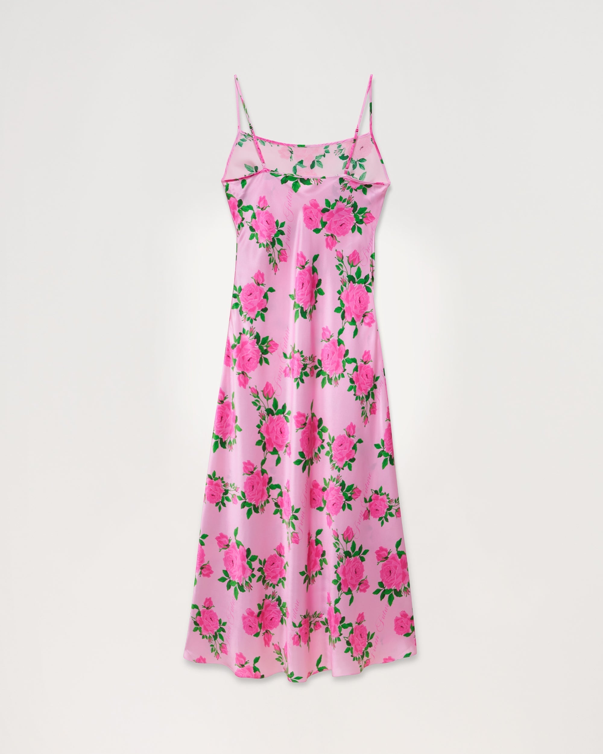 Robe longue Gemma en soie - Big Roses