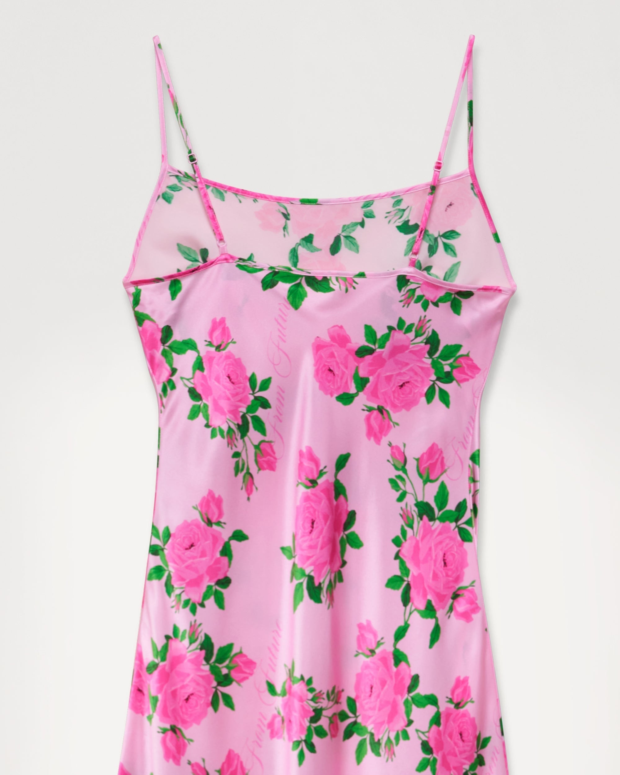 Robe longue Gemma en soie - Big Roses