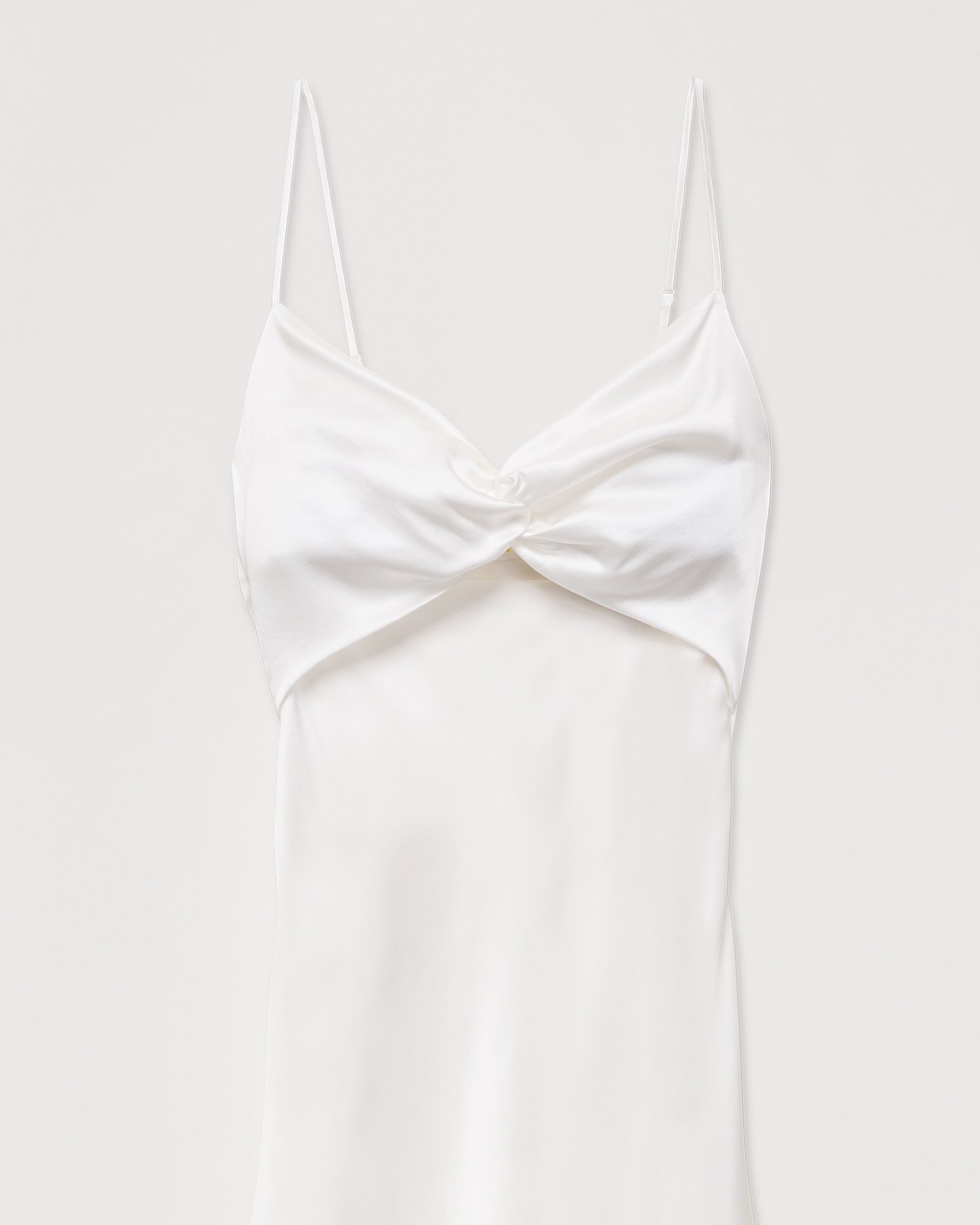 Robe longue Grace en soie - Ecru