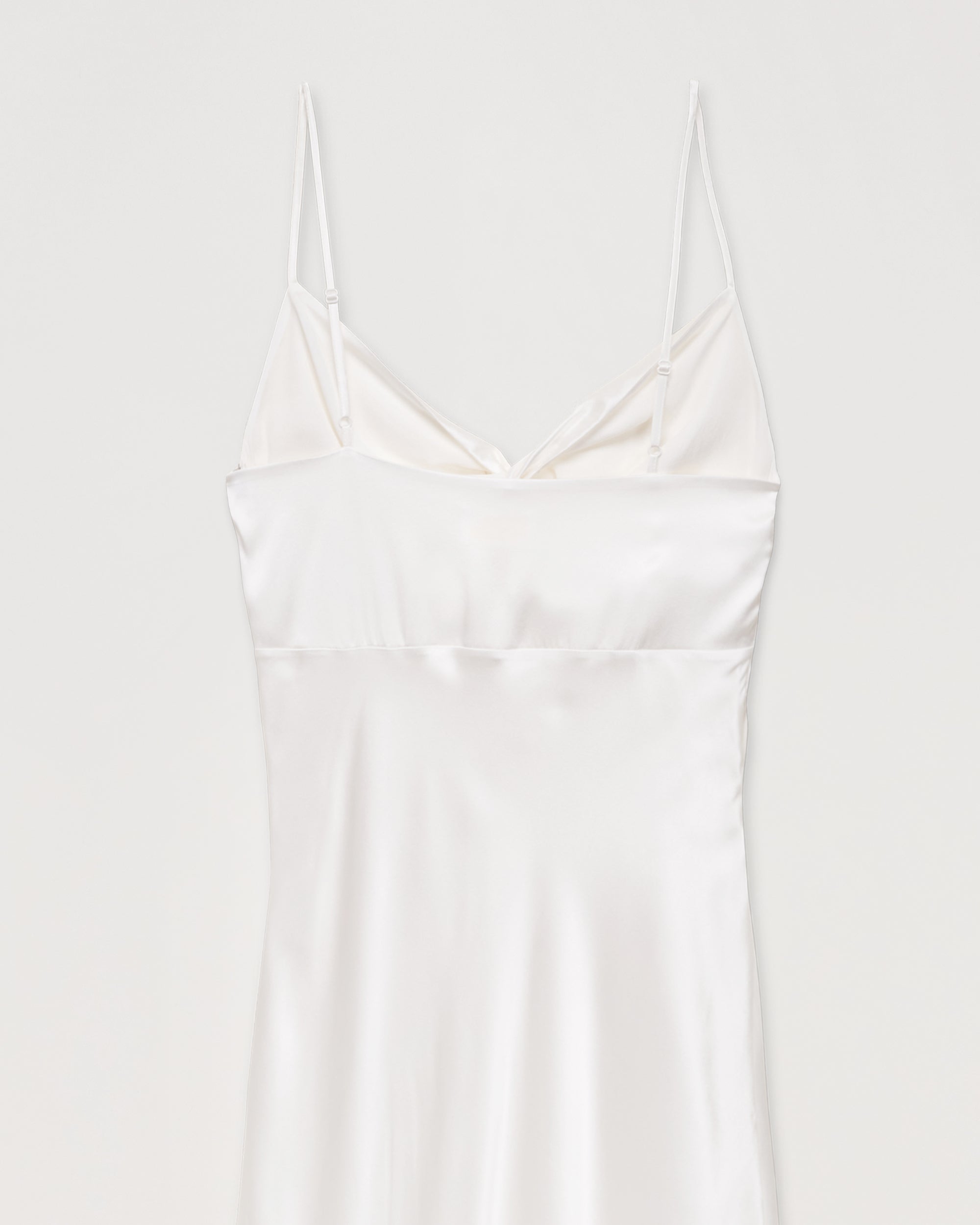 Robe longue Grace en soie - Ecru