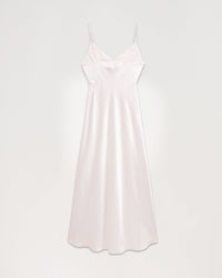 Robe longue Georgia en soie - Ecru