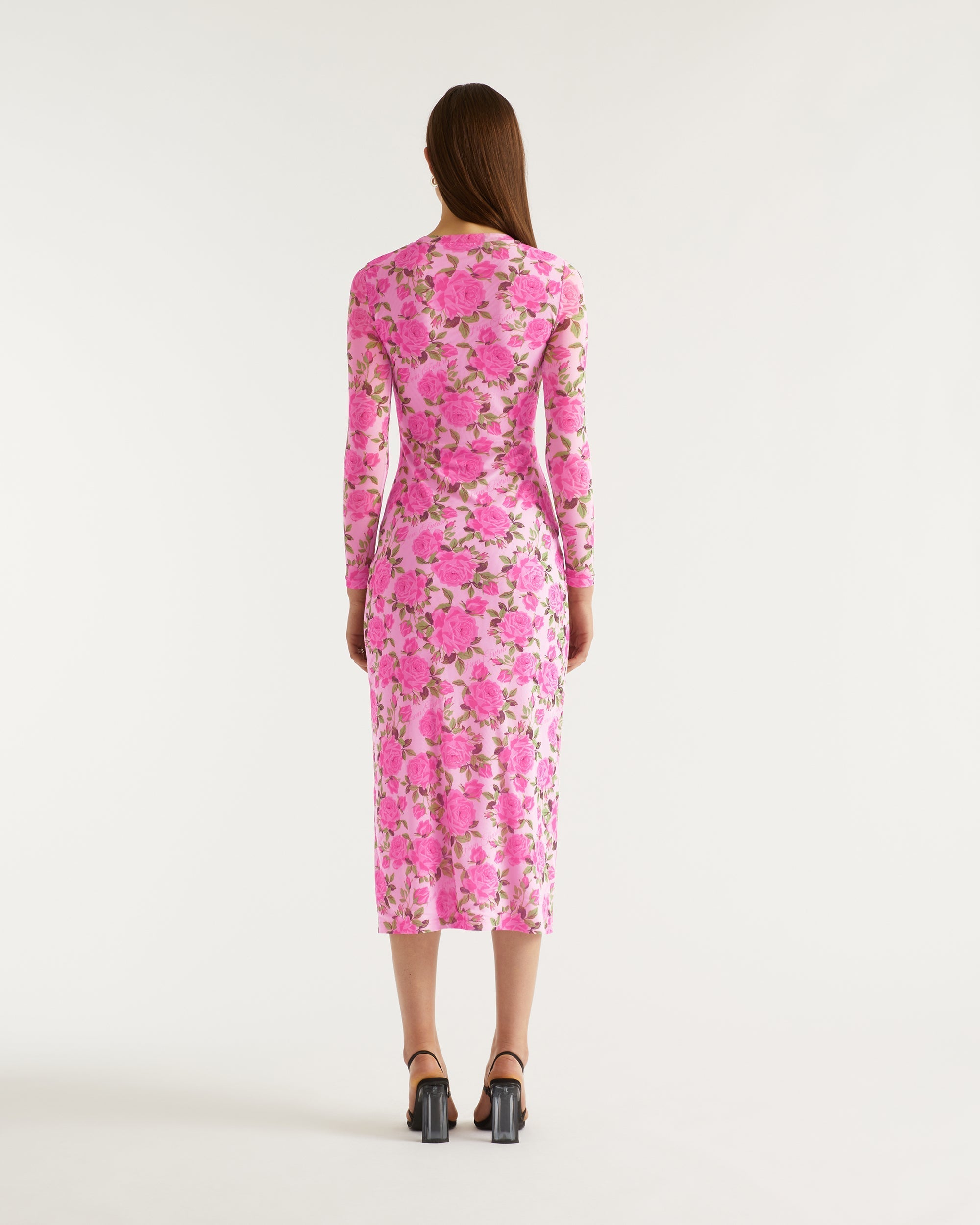 Robe longue Mesh - Big Roses