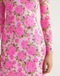 Robe longue Mesh - Big Roses