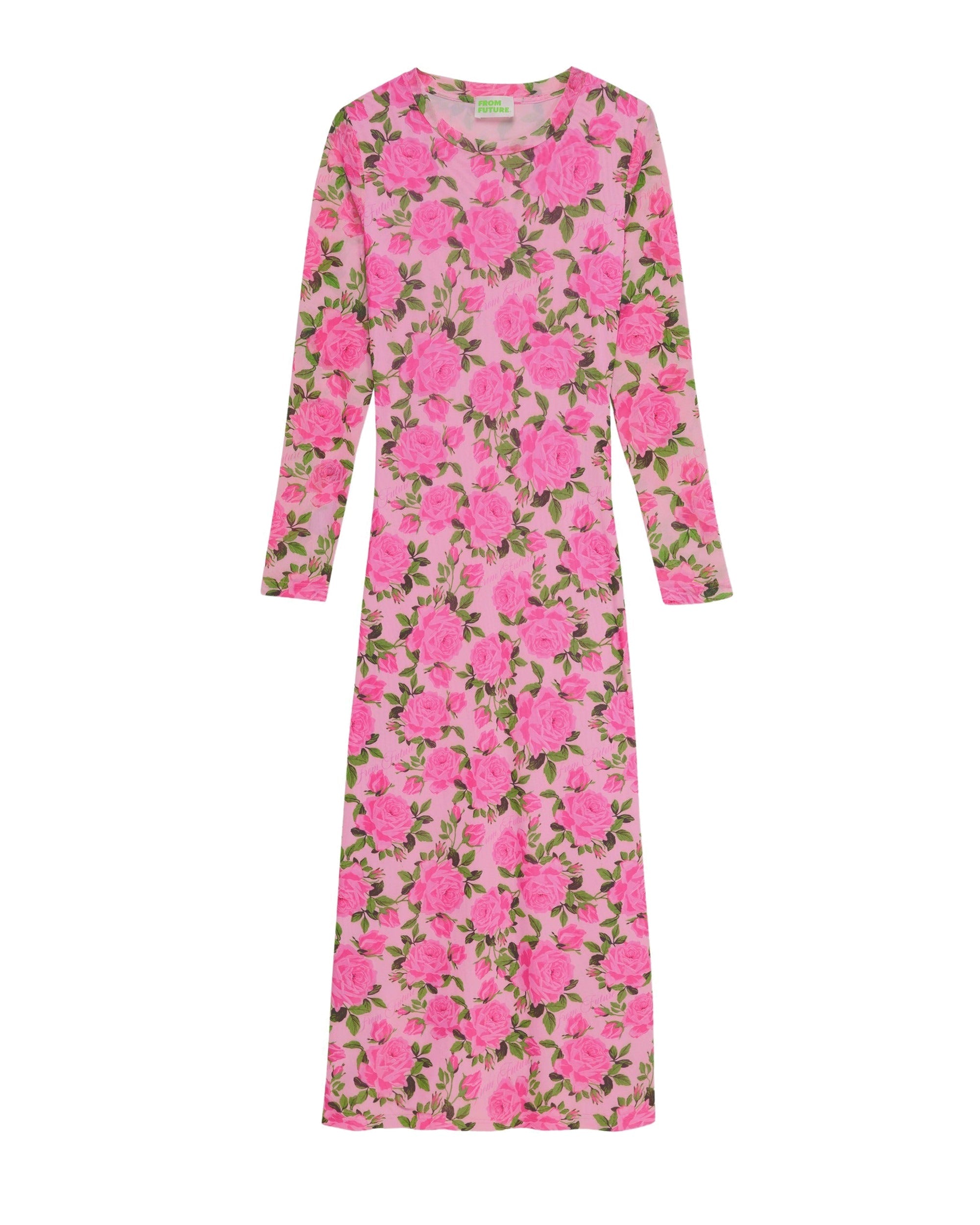 Robe longue Mesh - Big Roses