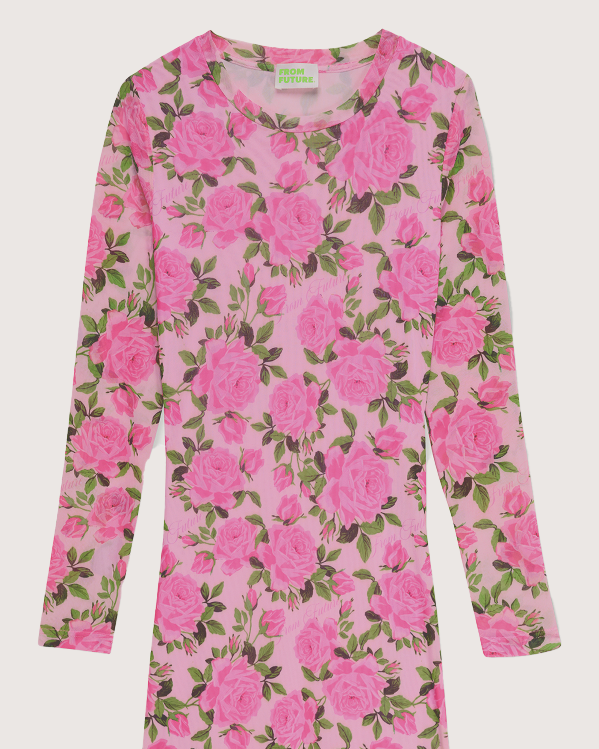 Robe longue Mesh - Big Roses