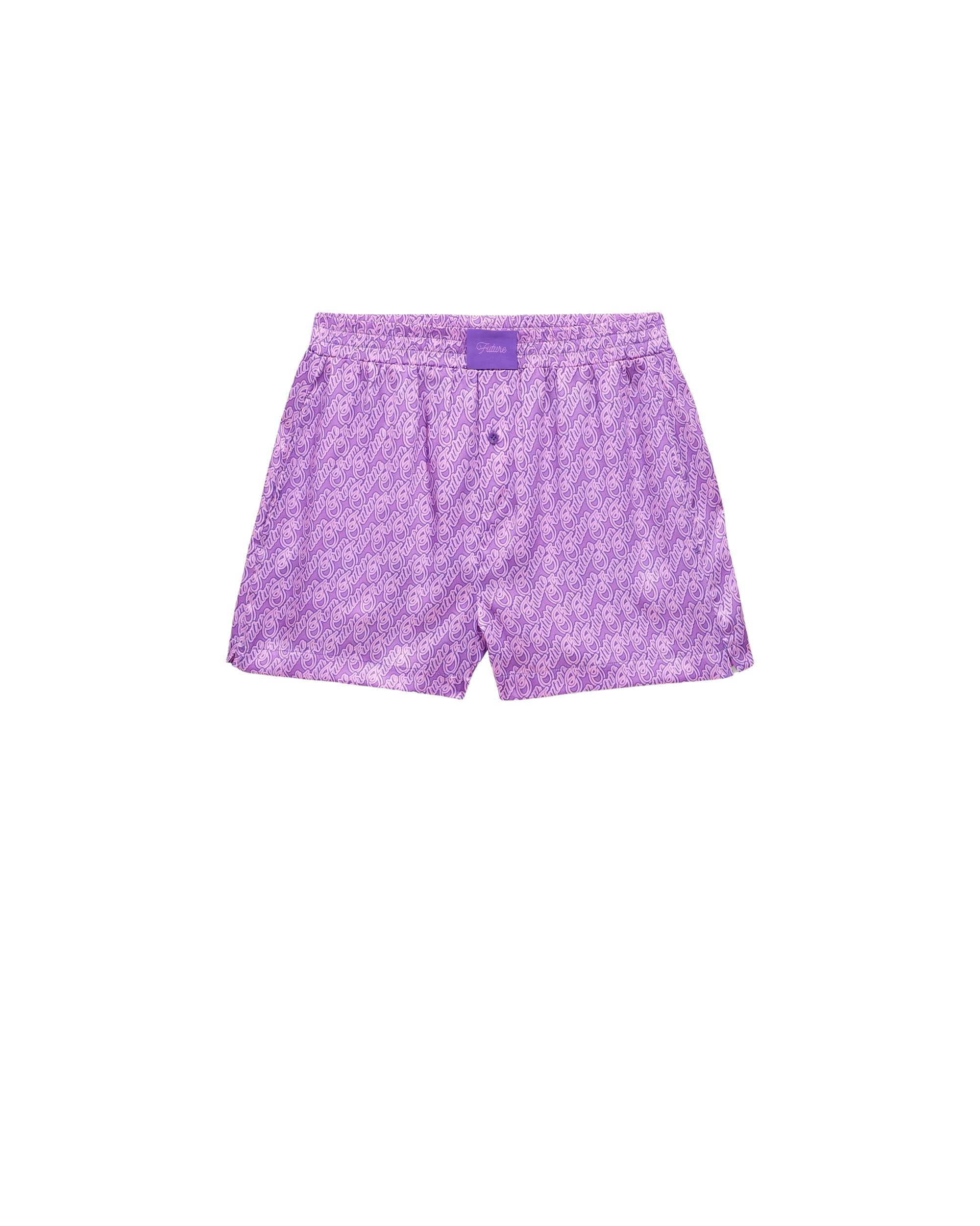 Short Dima court et fluide en soie - Purple Signature