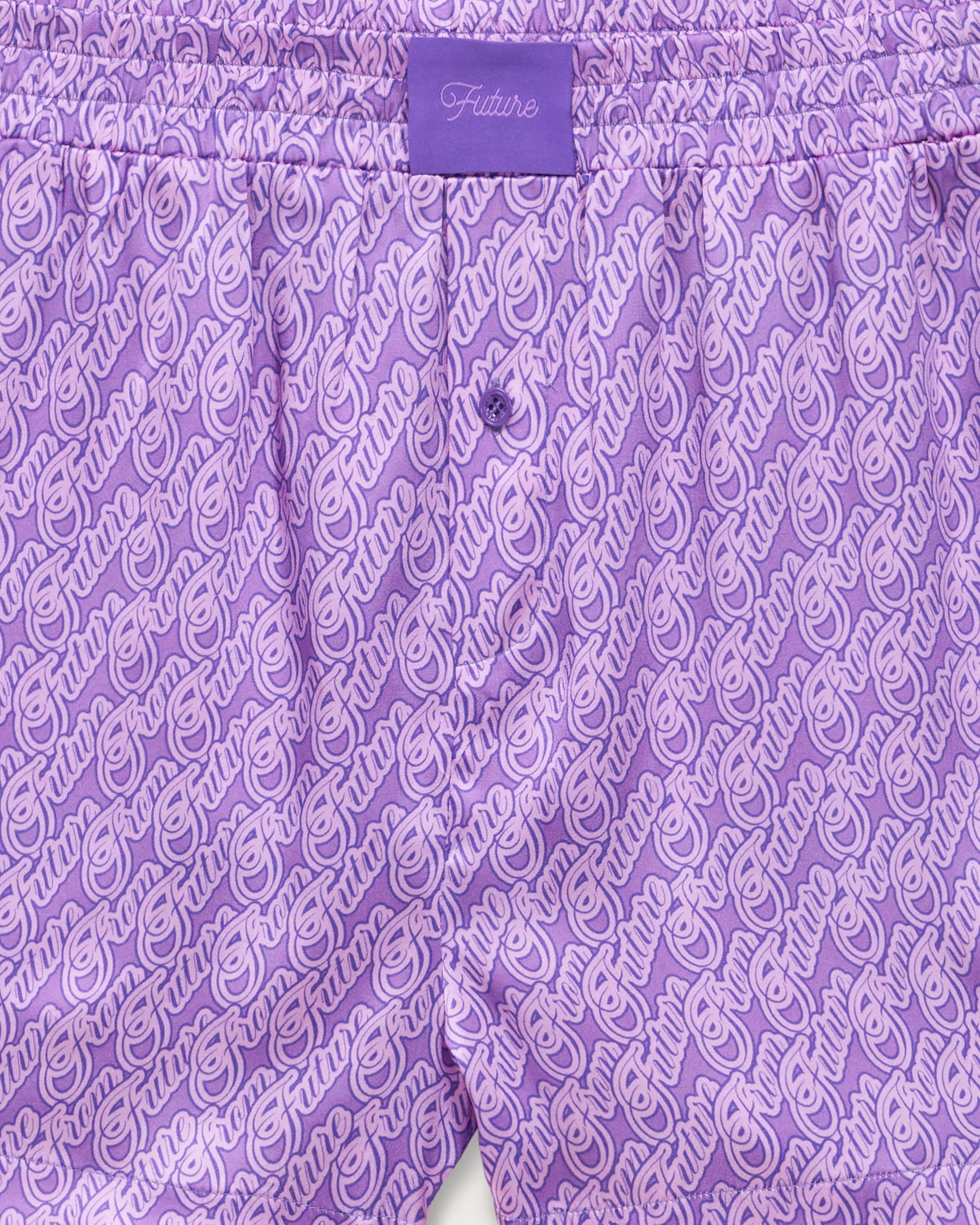 Short Dima court et fluide en soie - Purple Signature