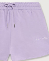Short court à taille élastique - Lilac