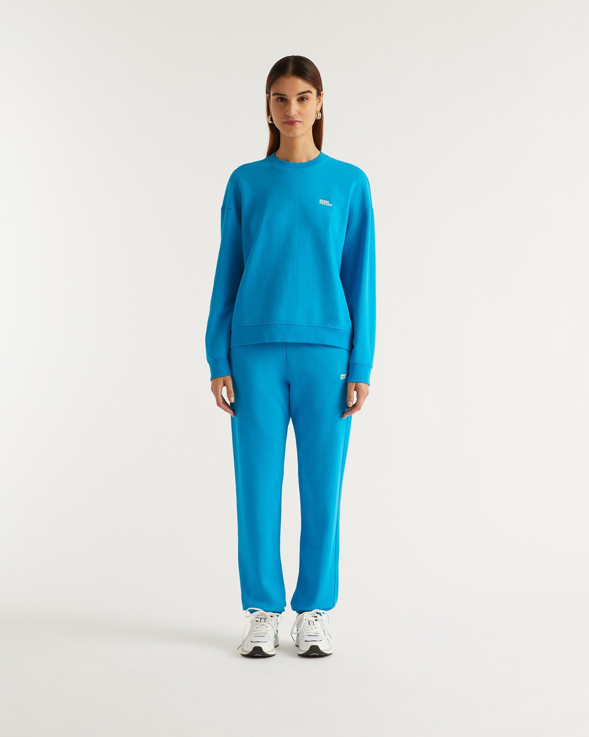 Sweat classique à col rond - Passion Blue