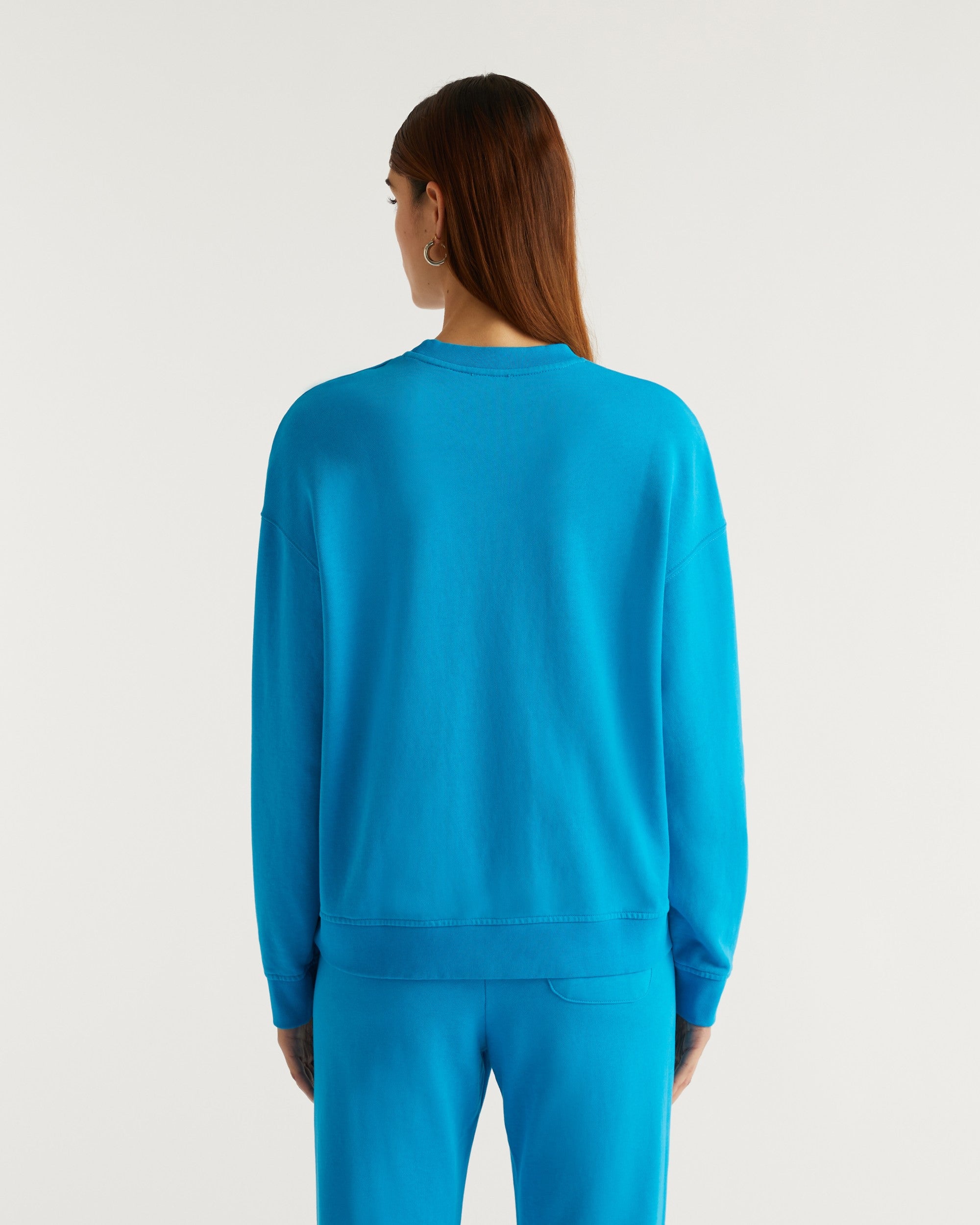 Sweat classique à col rond - Passion Blue