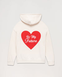 Hoodie Saint valentin à cœur brodé - Desert Sand