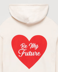 Hoodie Saint valentin à cœur brodé - Desert Sand