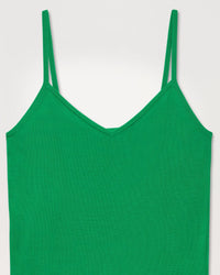 Débardeur à col V classique en laine mérinos - Summer Green