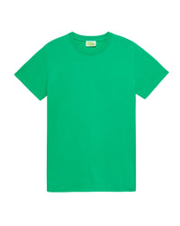 T-shirt Boyfriend à col rond - Acid Green