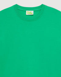 T-shirt Boyfriend à col rond - Acid Green