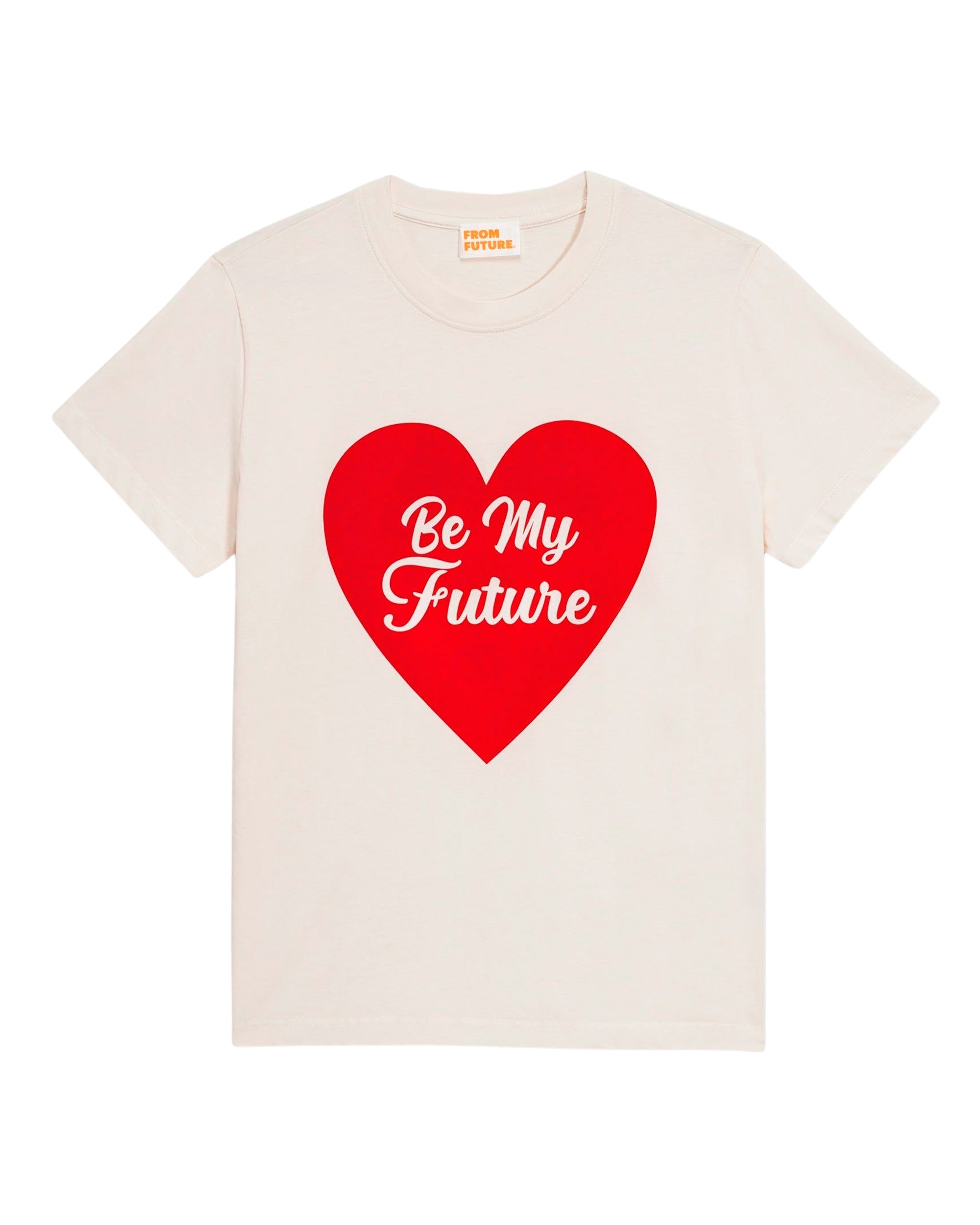 T-shirt Saint valentin à col rond - Desert Sand