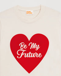 T-shirt Saint valentin à col rond - Desert Sand