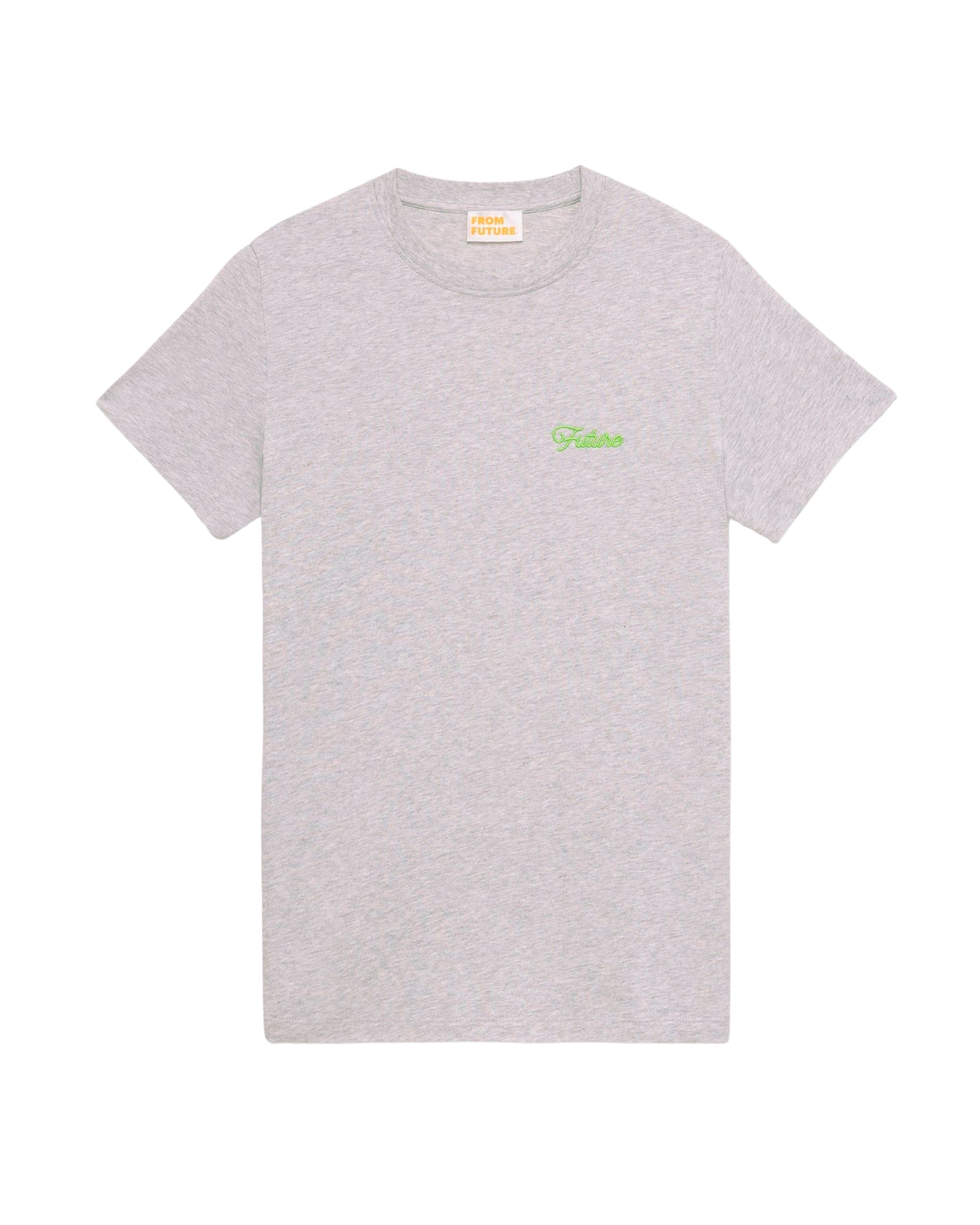 T-shirt Future à col rond - Light Heather Gray