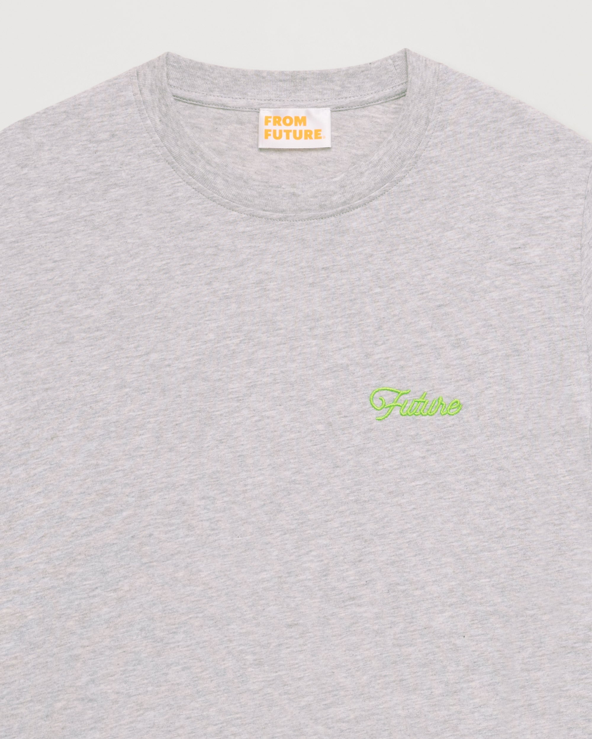 T-shirt Future à col rond - Light Heather Gray