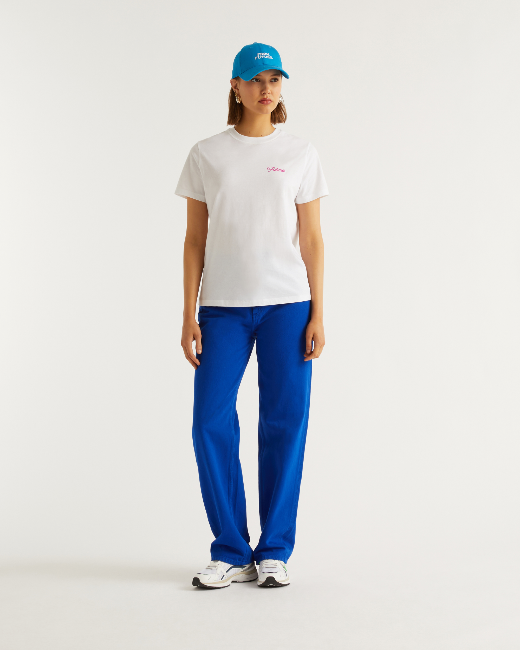 T-shirt Future à col rond - White