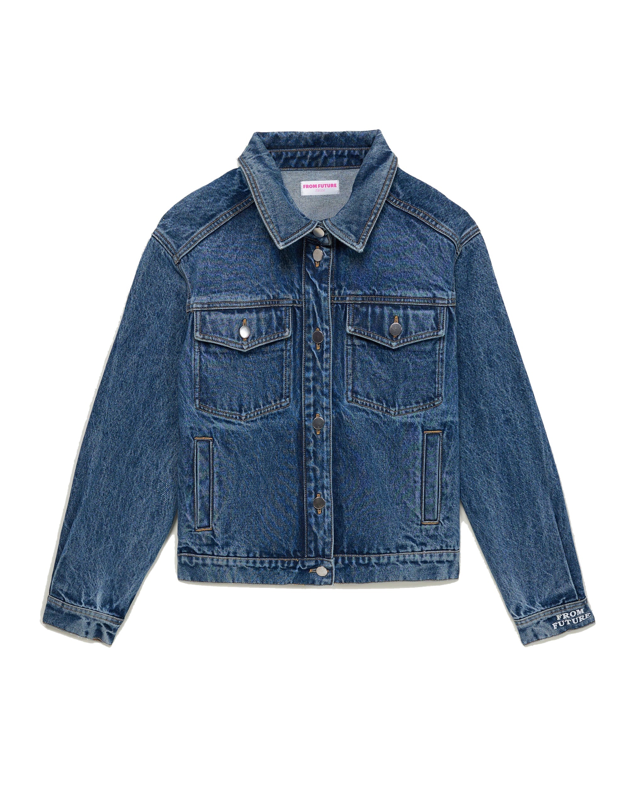 Veste Future Club néon - Dark Blue