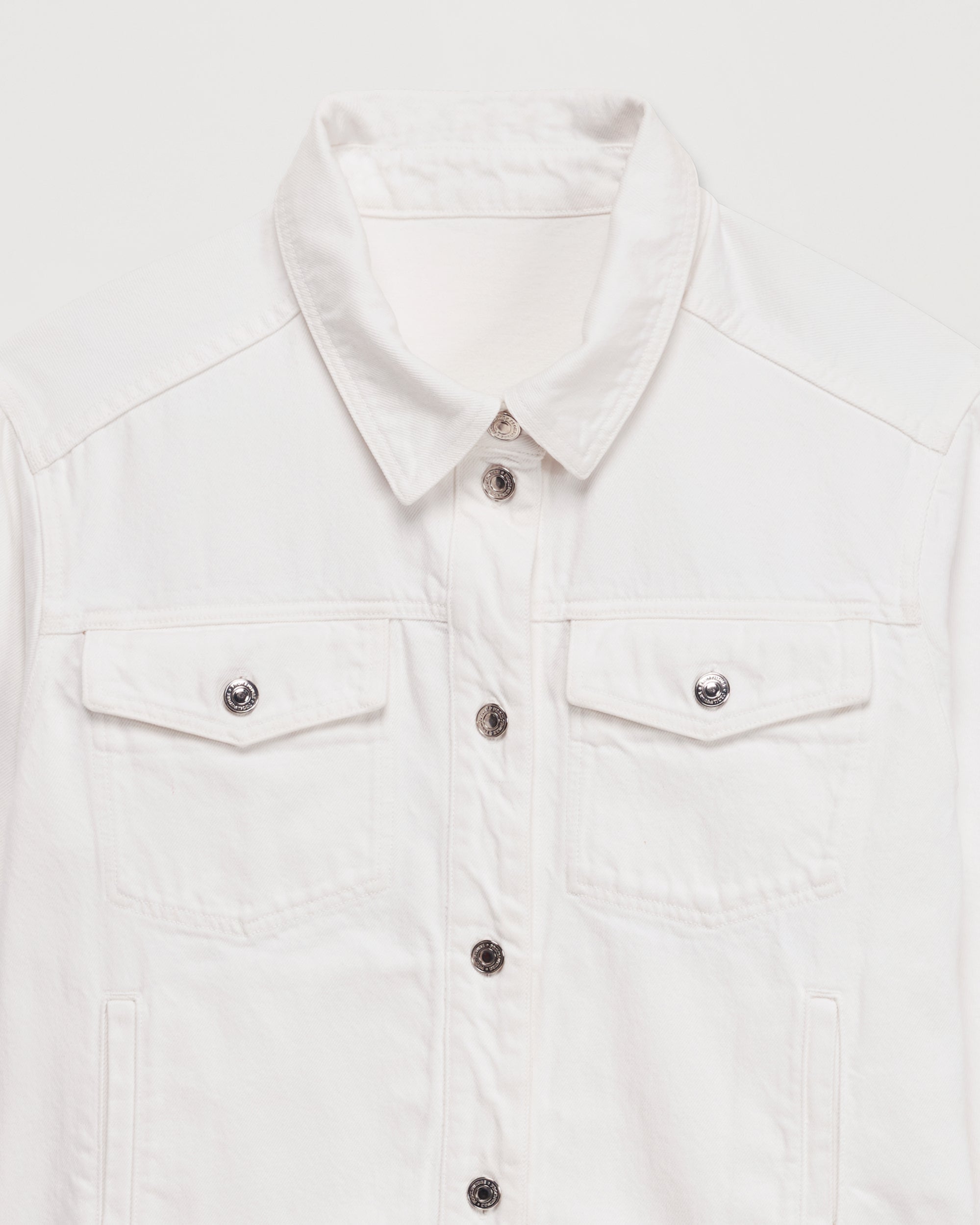 Veste regular à broderie future - Ecru