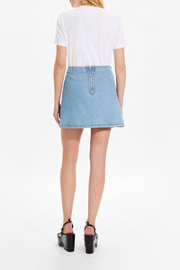 Mini-jupe en jean - Indigo