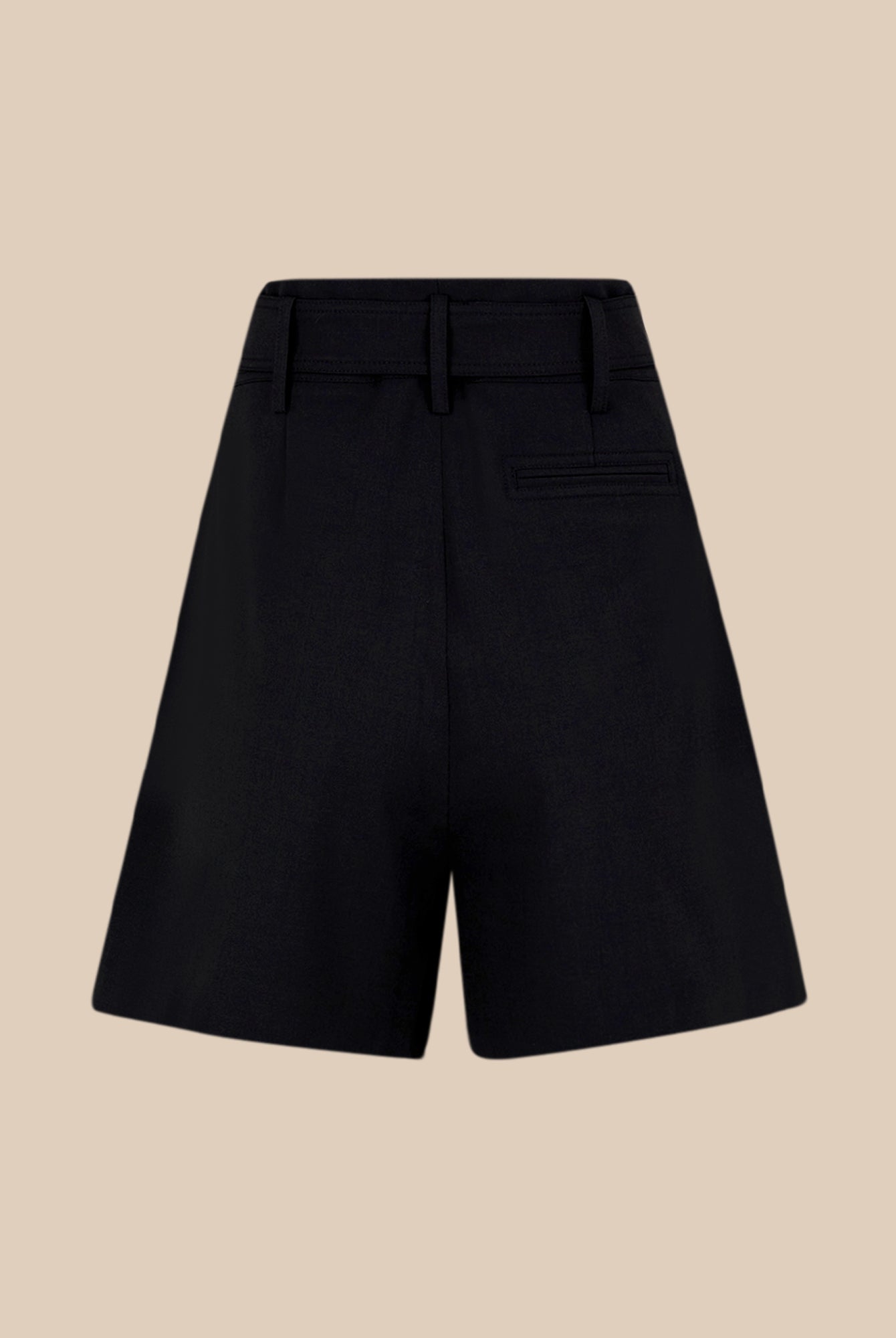 Short Tailoring nouable à la taille - Noir