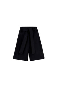 Short Tailoring nouable à la taille - Noir
