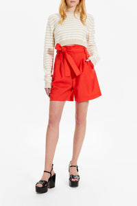 Short Tailoring nouable à la taille - Corail