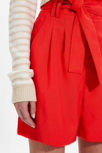 Short Tailoring nouable à la taille - Corail