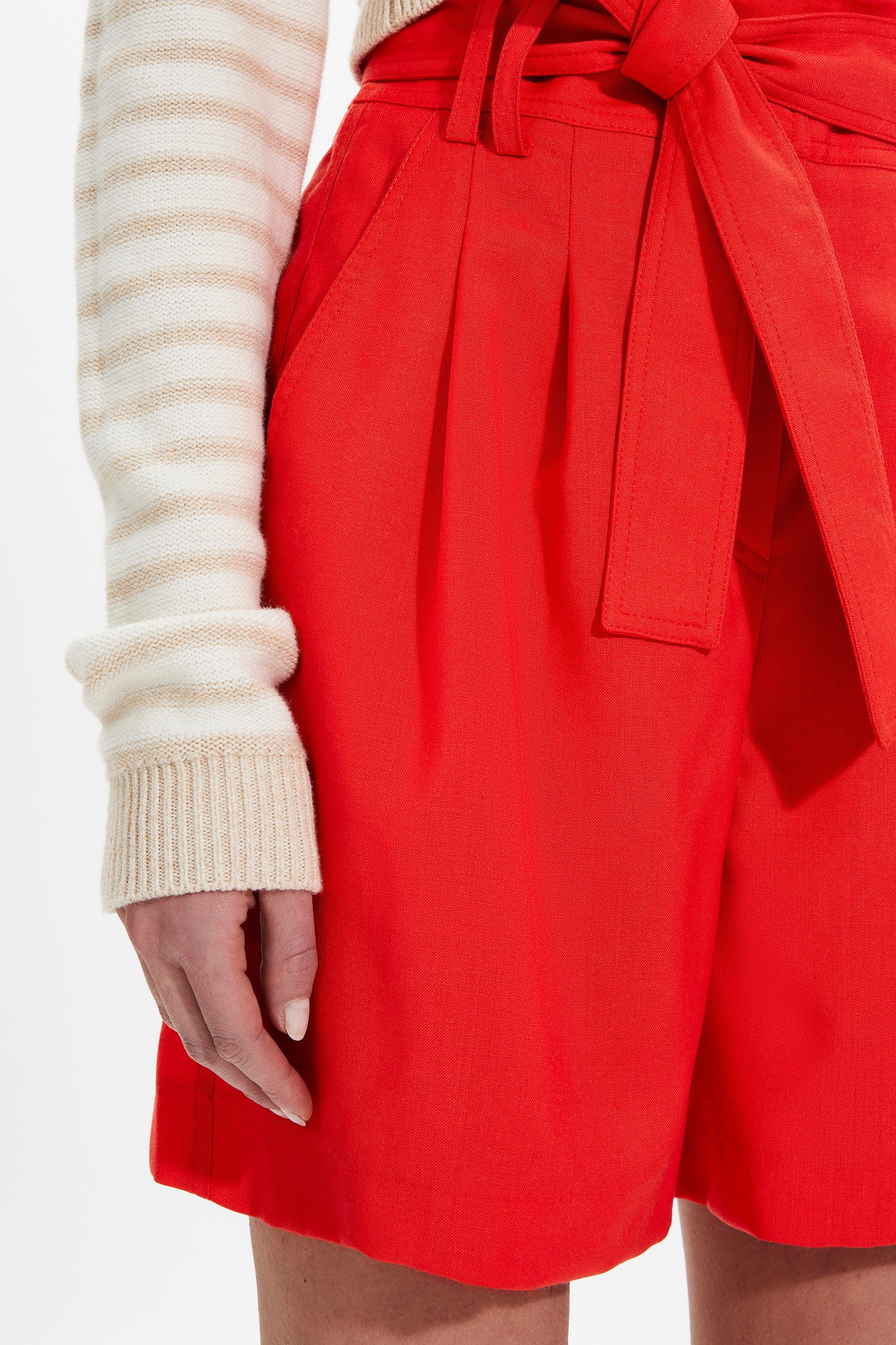 Short Tailoring nouable à la taille - Corail
