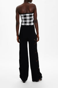 Bustier en sequins - Noir