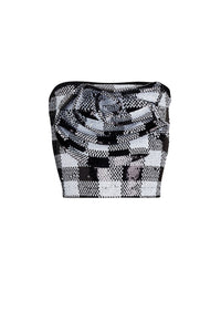 Bustier en sequins - Noir