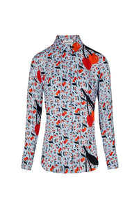 Chemise en twill à motifs cerise - Baby Blue