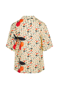 Chemise oversize à manches courtes - Baby Yellow