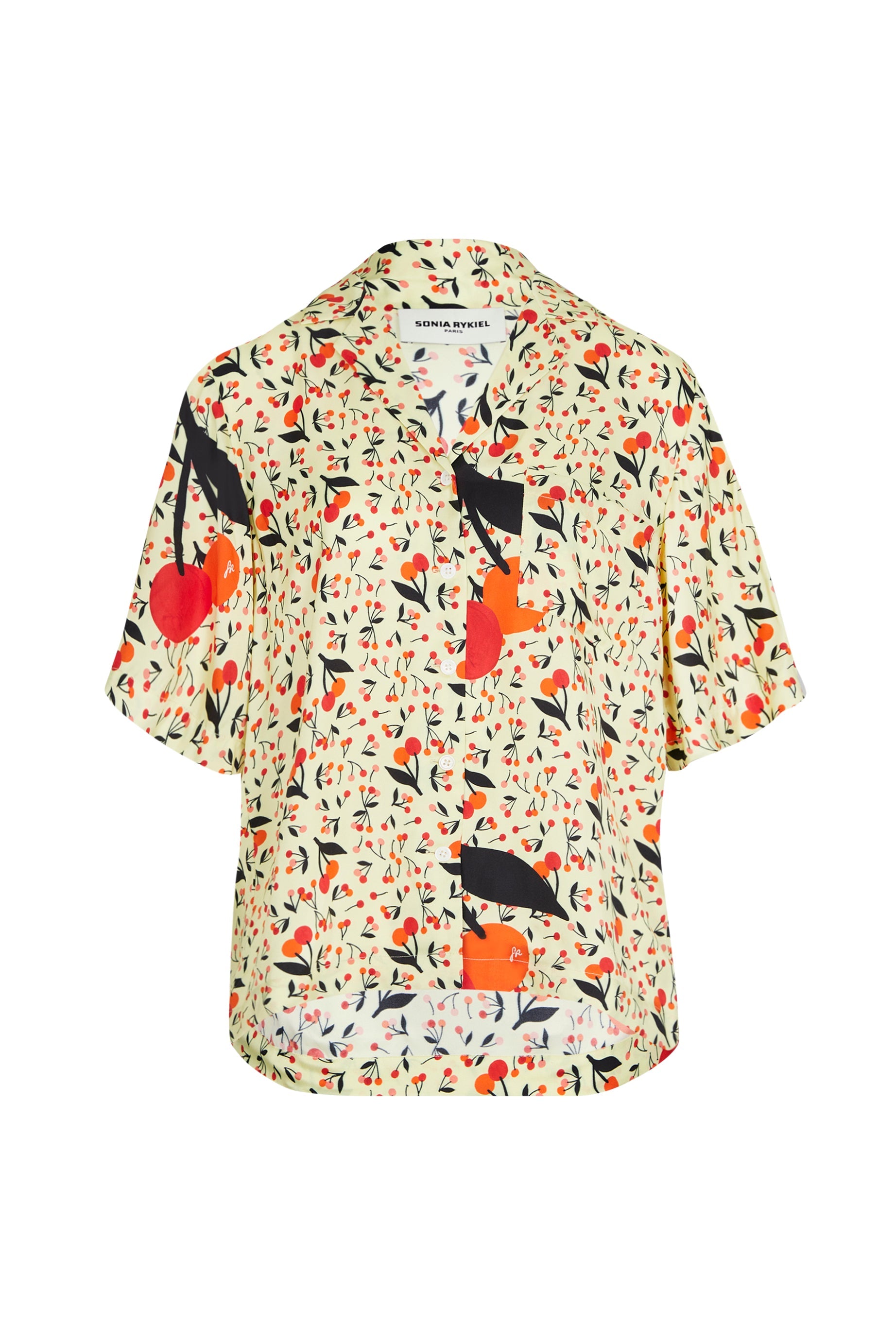 Chemise oversize à manches courtes - Baby Yellow