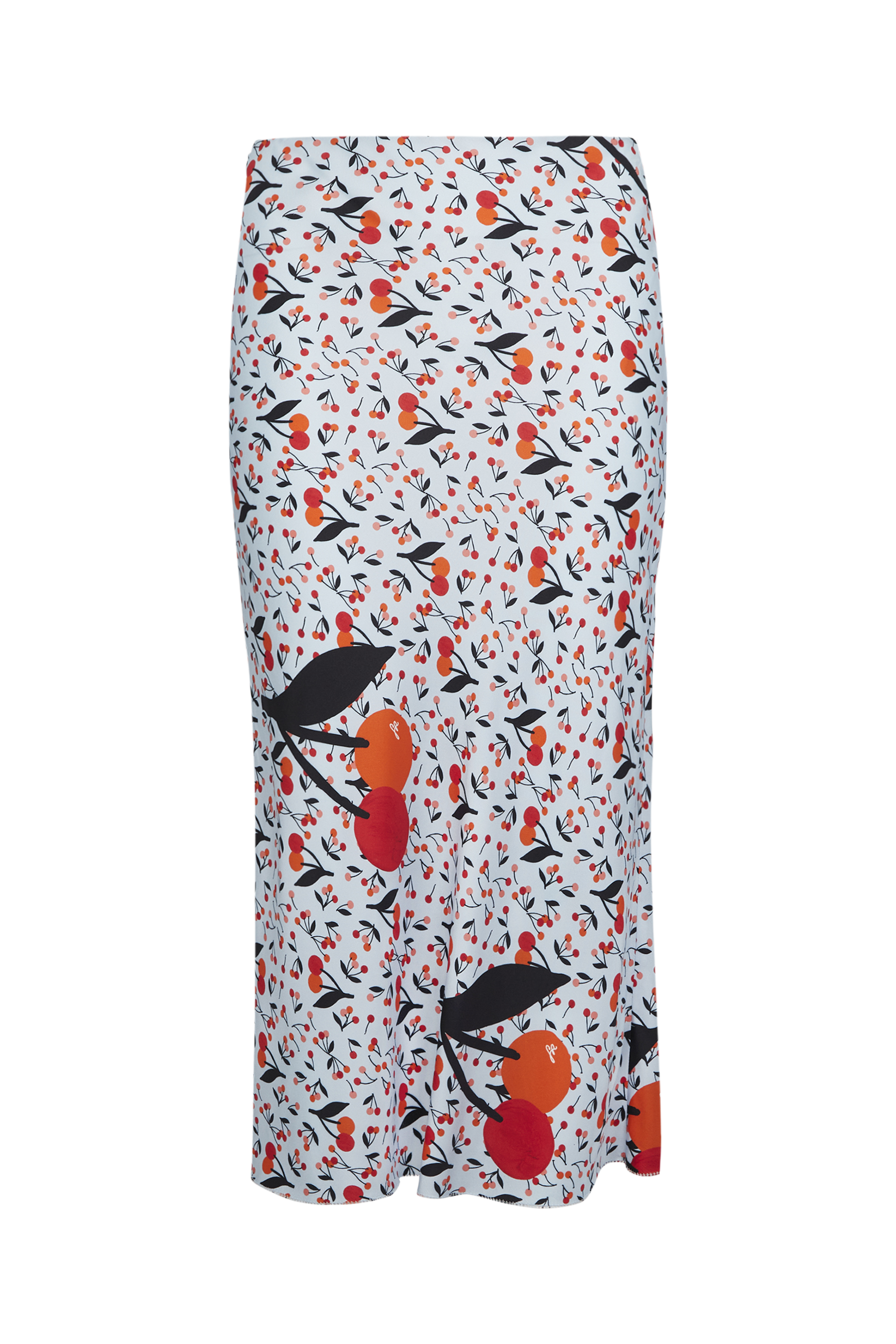 Jupe midi à motifs cerise - Baby Blue