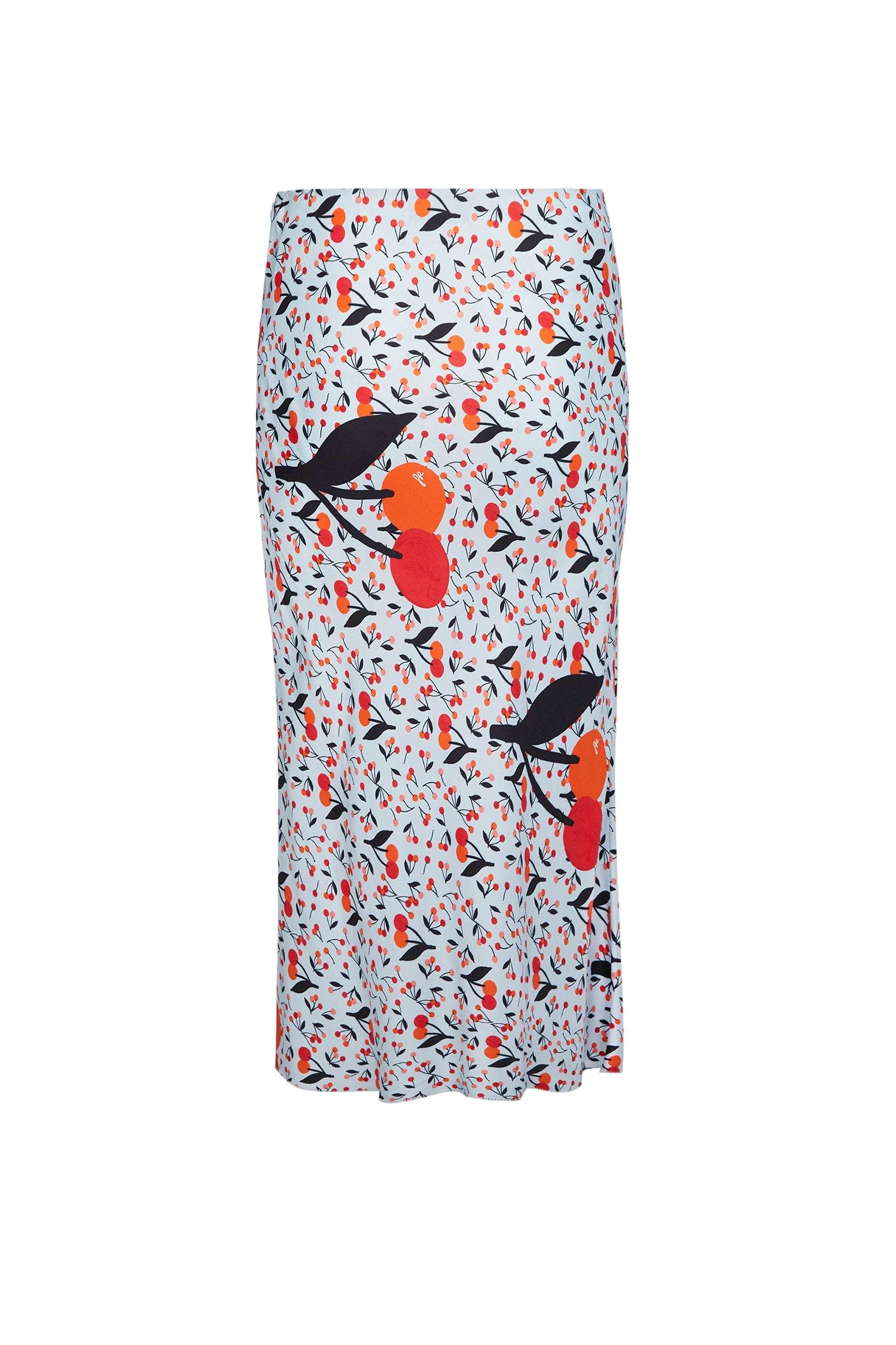 Jupe midi à motifs cerise - Baby Blue