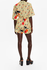 Short de créateur à motifs cerise - Baby Yellow