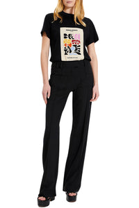 T-shirt à imrpimé - Noir