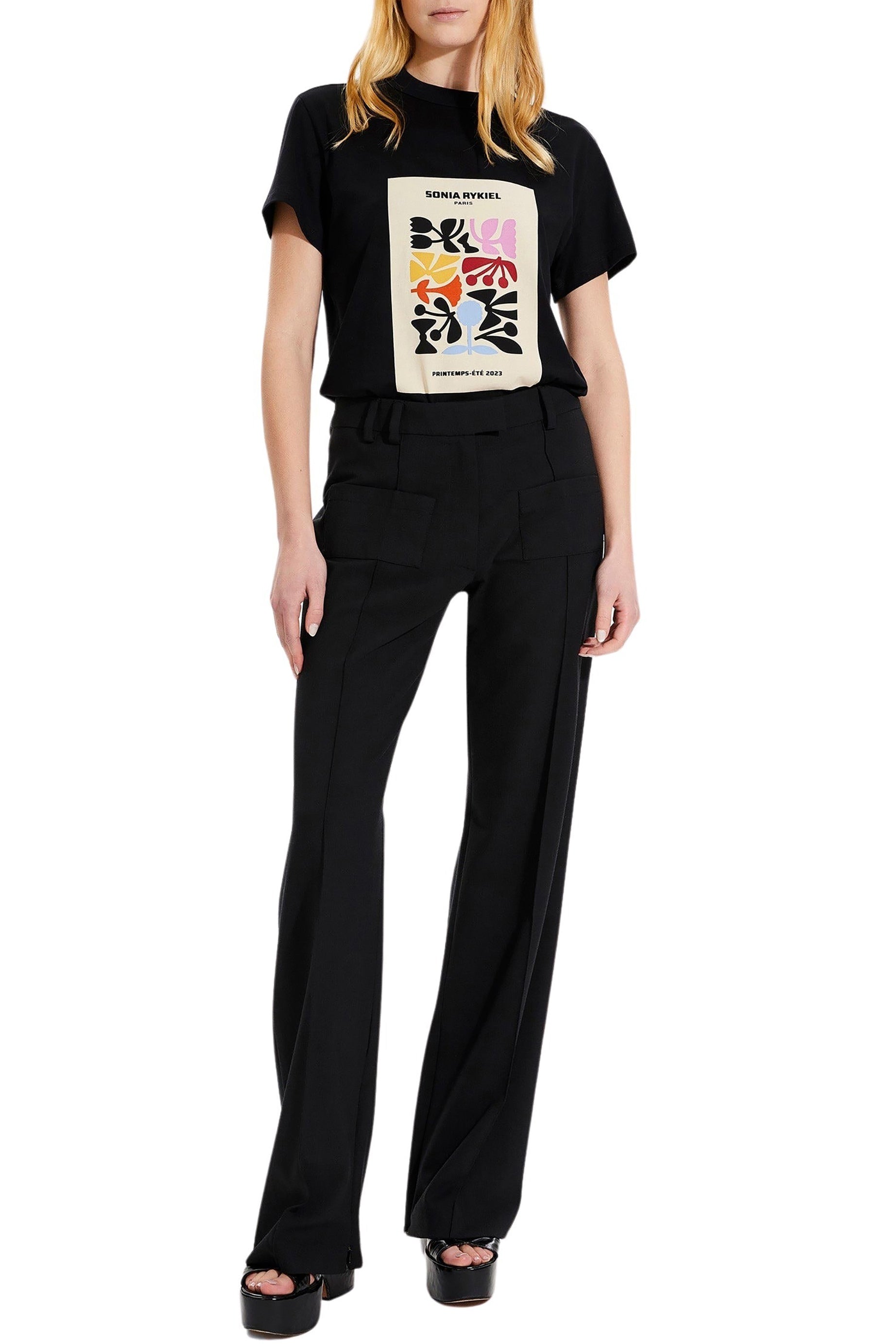 T-shirt à imrpimé - Noir